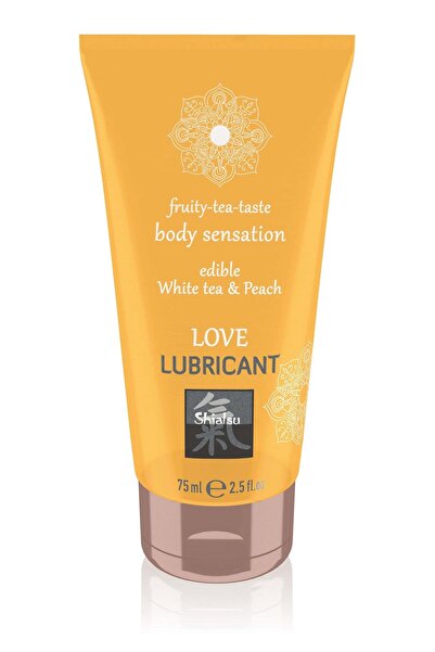 Shiatsu Lubrifiant comestibil Love 75 ml Piersică