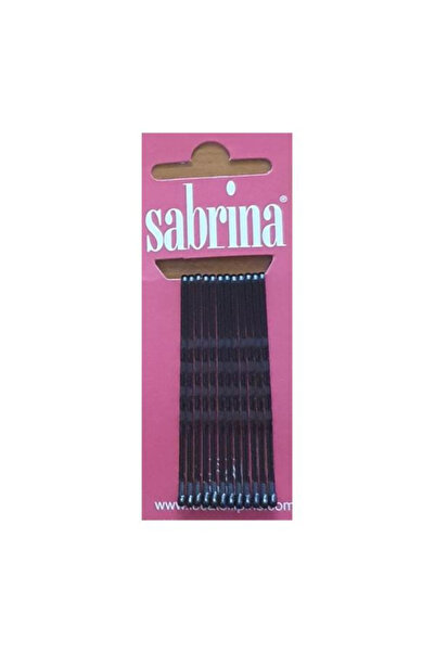 Locatelli Agrafe Ondulate - Locatelli, Negru, 7 cm, 12 buc