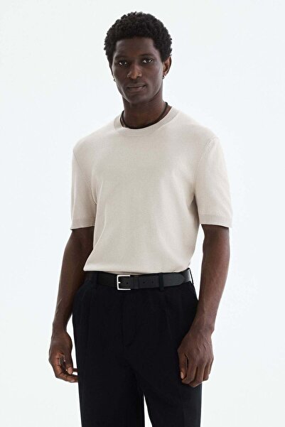 H&M Slim Fit Knitted T-shirt