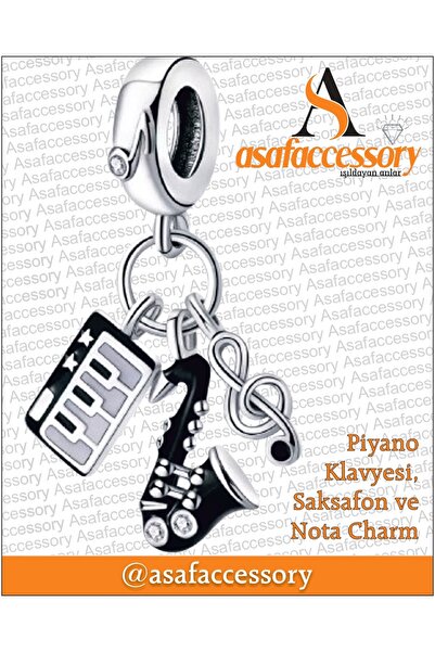 asaf Piano Note Dangling Charm |   Asafaccessory