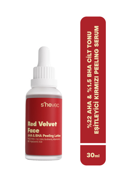 s'hevec %22 AHA & %1,5 BHA Peeling Serum Leke Görünümü ve Cilt Tonu Eşitsizli...