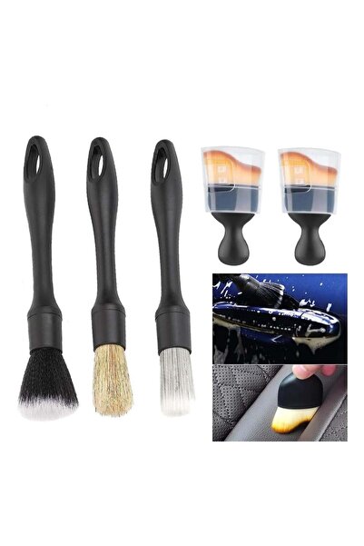 SUNUP SN-29167 Çok Fonksiyonlu 5'li Oto Detay Temizleme Fırça Seti