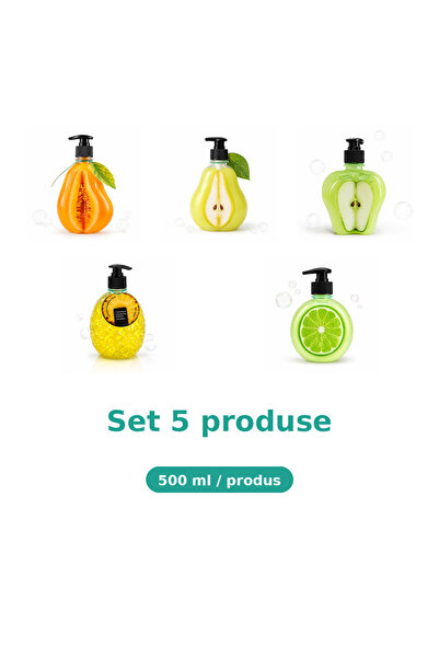 Tasty Set 5 Produse Tasty, Mix Pepene Galben, Pere, Mar Piele Sensibila, Anan...