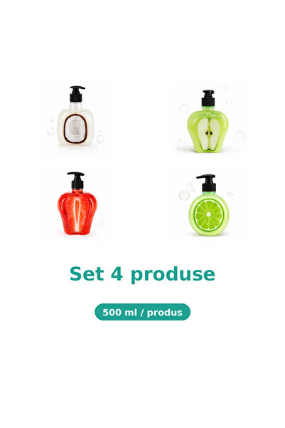 Tasty Set 4 Produse Tasty, Mix Cocos, Mar Extract, Capsuni, Lime