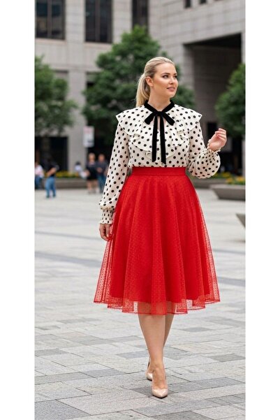 Tasha Boutique Camasa eleganta cu buline TSH426