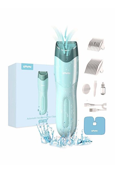 ENSSU Vacuum Hair Clippers for Kids, Rechargeable Vacuum Hair Cutter with 2 M...