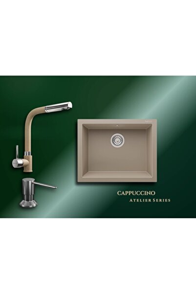 RealStone Cappuccino Atelier Series Gordion 60 K012 & Sümela Premium Mutfak K...