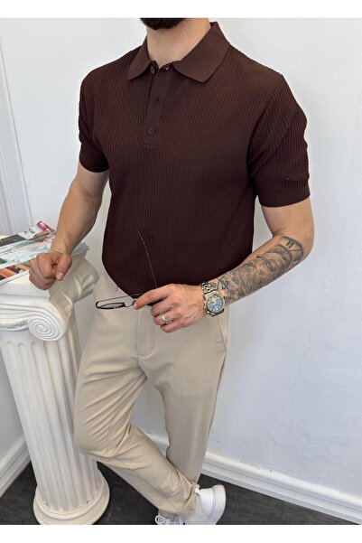 Steelmen Wear Polo Yaka Düğmeli Triko Tişört