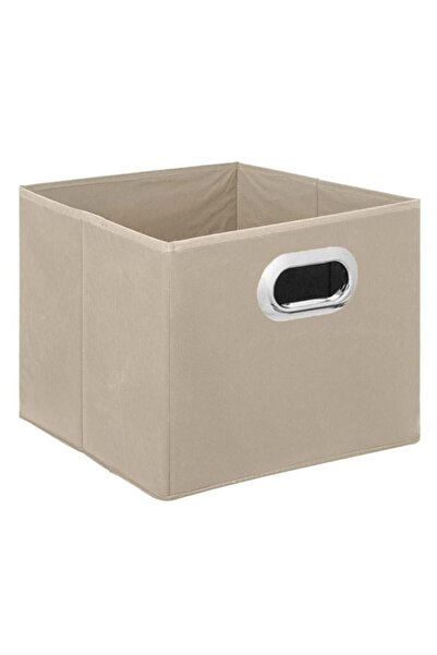 OEM Cutie depozitare textila bej, 15x15x15 cm, organizer pliabil pentru dulap...
