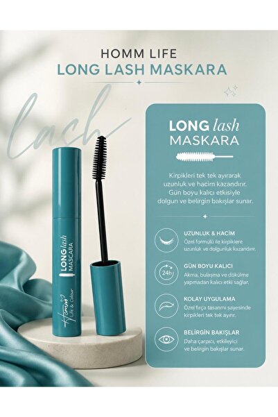 Homm Bitkisel Türkiye Homm Bitkisel Homm Life Long Lash Maskara