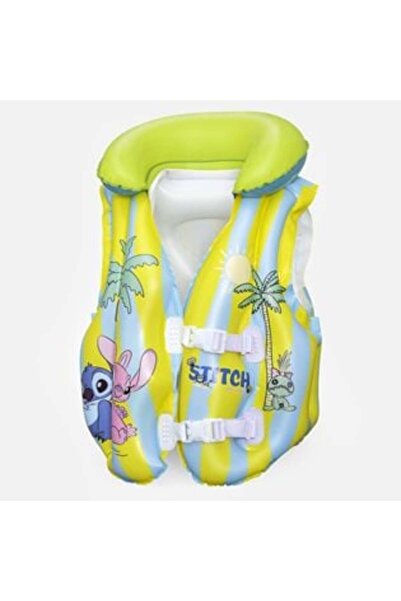 Jumbo Vestă gonflabilă galbenă pentru copii Stitch