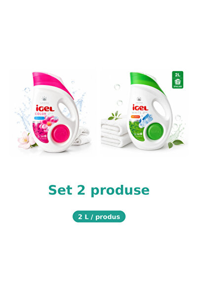 Igel Set 2 Produse Igel, Mix Color, White