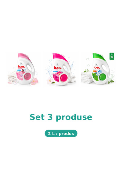 Igel Set 3 Produse Igel, Mix Baby, Color, White
