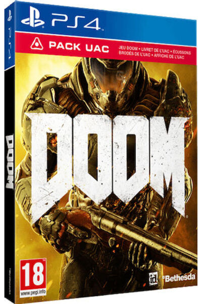 Bethesda Softworks DOOM UAC Έκδοση Πακέτου Παιχνίδι PS4 (Μεταχειρισμένο)