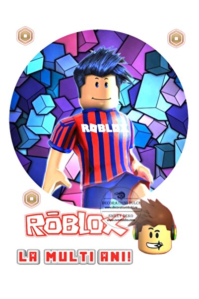Decoratiuni Dulci Imagine comestibila Roblox avatar baieti - Decupat