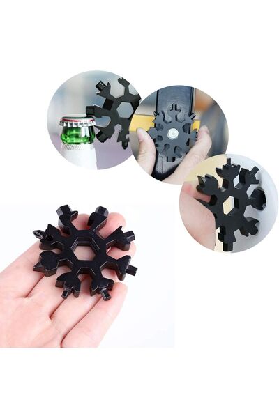 OEM Accesoriu negru tip surubelnita/inbus cu 8 capete, gen breloc