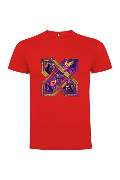 iLovePrints Fractal Thunder: Official Marvel Tshirt
