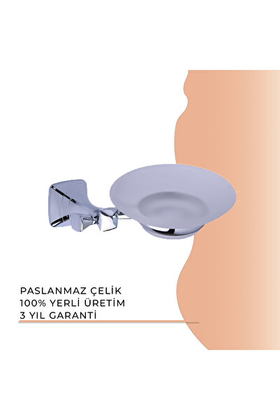 İGK YAPI - Eiffel Montajlı Sabunluk Krom (A.1403)