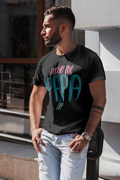 iLovePrints Rockin the Papa Life Tshirt