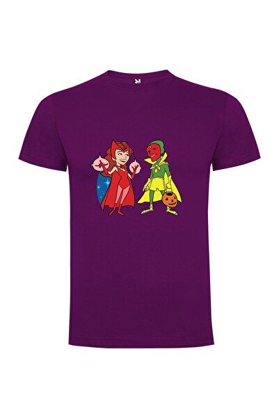 iLovePrints Cartoon Marvelous Costumed Characters Tshirt