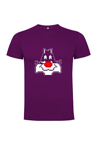 iLovePrints Pixelated Cat Heroes Tshirt