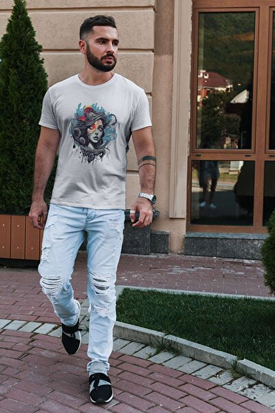 iLovePrints Abstract Artistic Portrait Tshirt