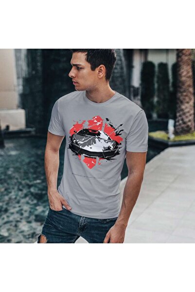 iLovePrints Abstract Sports Car Illustration Tshirt