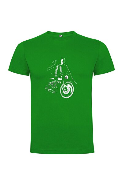 iLovePrints Retro Dark Knight Biker Tshirt
