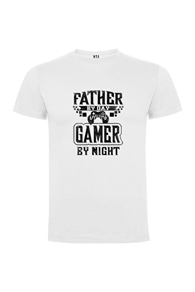 iLovePrints Dad by Day, Gamer by Night Tshirt