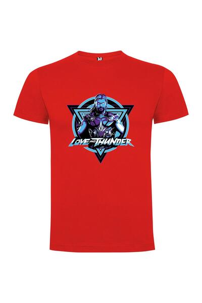 iLovePrints Love & Thunder: Stanced or Marvel's Thunder God Tshirt
