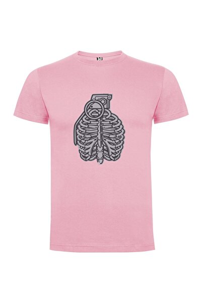 iLovePrints Titanium Cyber Skeleton Tshirt