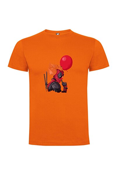 iLovePrints Red Masked Deadpool Portrait Tshirt