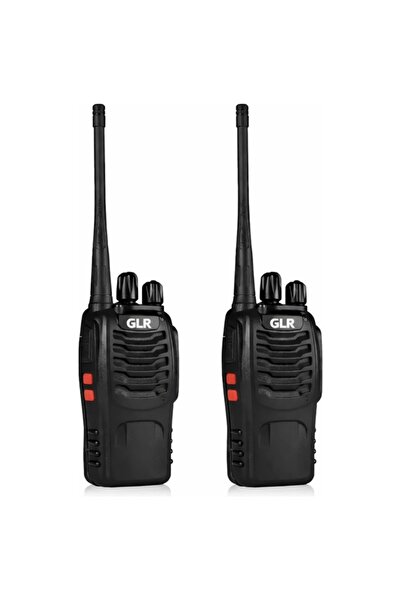 GLR BF-888S UHF El Telsizi 2'li Set 1500mAh Bataryalı 16 Kanal El Fenerli