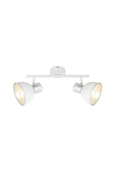Klausen Lampă de perete Fresh, 2 x E14 x 15, Alb/Argintiu