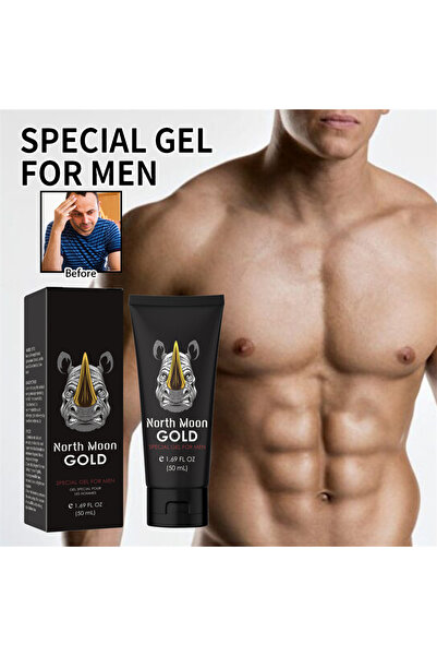 North moon جل ذهبي للرجال، كريم تدليك 50 مل