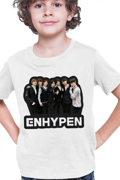 OEM Παιδικό T-Shirt Enhypen All Gang K-pop Εμπορεύματα