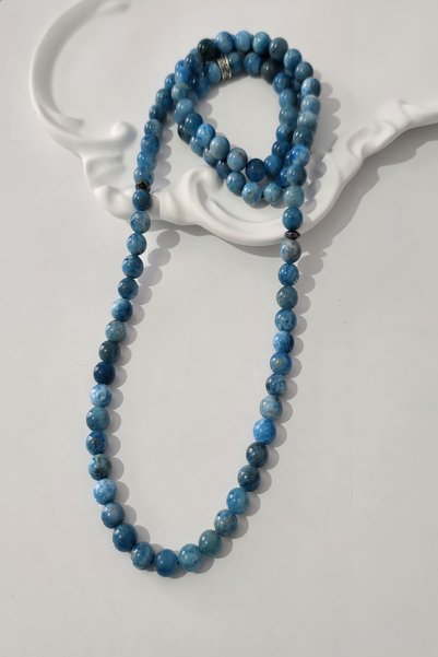 c-bhadu naturel Certified 8 mm Achat Natural Stone Necklace, Bracelet, Rosary...