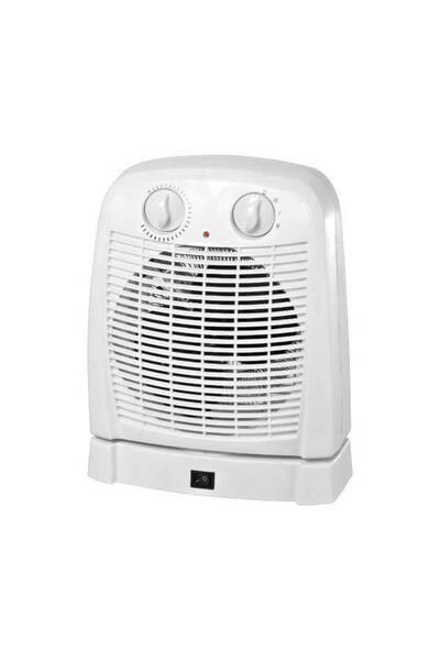 EUROLAMP Aερόθερμο 2000W, 23x11,7x28,5(h) cm, IP21, με περιστροφή, Λευκό
