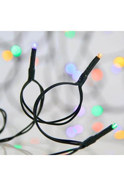 Generic 40 λαμπάκια LED σε σειρά, 3 m, πράσινο καλώδιο, σταθερή, IP44, Πολύχρ...
