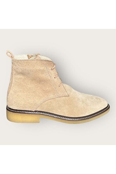 Hayati Arman Women's Genuine Leather Zippered Lace Detailed Rubber Sole Boots...