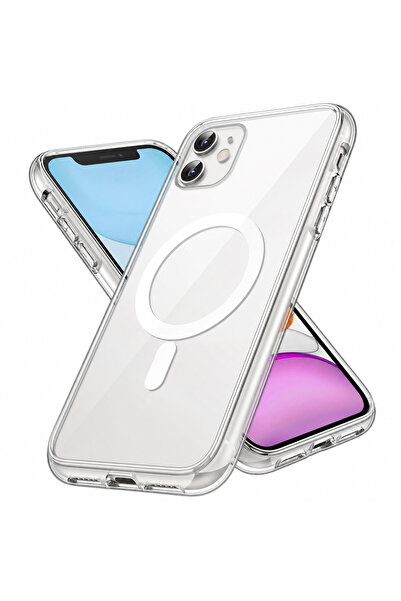 Lacoz Premium MagSafe Transparent Phone Case for iPhone 11 Crystal Clear Prot...