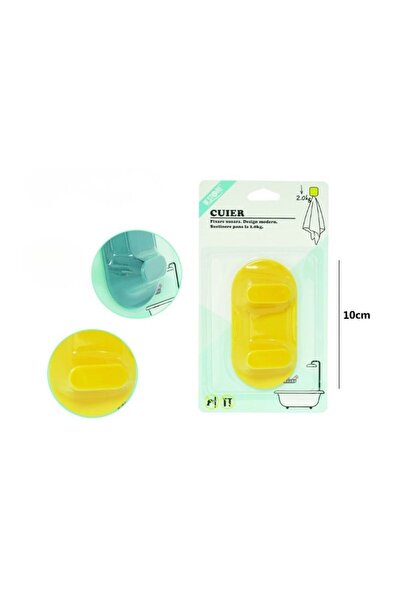 idei Cârlig Adeziv Plastic, Formă Ovală, 10 cm, Capacitate 2,0 kg, Pentru Pro...