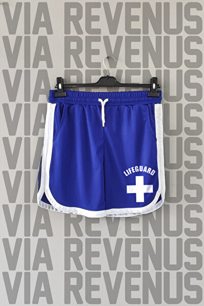 Vordevia Pantaloni scurți de antrenament sportiv unisex, retro, cu imprimeu L...