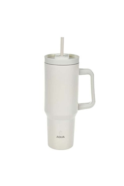 OEM Cană termos din oțel inoxidabil multicolor cu mâner, 1200 ml, pentru cafe...