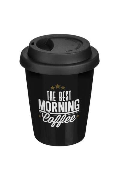 OEM Pahar ceramic negru cu capac, 380 ml, reutilizabil pentru cafea, apă sau ...