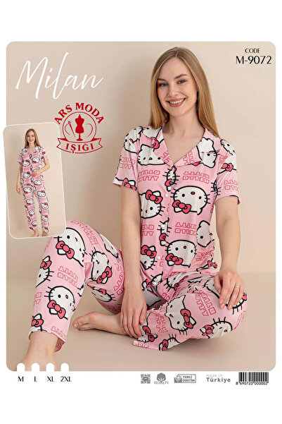 ars moda ışığı Women's Pajama Set Fabric Milan