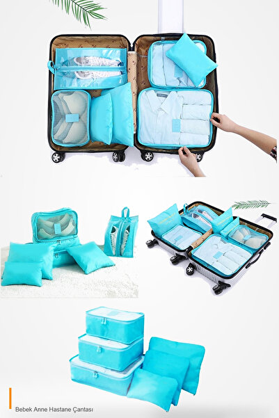 TTT Bebek Anne Hastane Çantası Düzenleyici 6 Parça Set - Lohusa Organizer