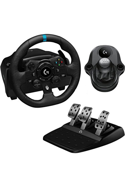 logitech G923 Xbox/PC True Force Oyun Direksiyonu + G shifter ( İthalatçı Gar...