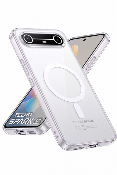 Rivor Tecno Spark Slim 5G Uyumlu Kılıf Kamera Yükseltili Magsafe Şarj Özellik...