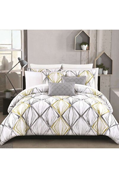 Orange Bed & Bath Onion | طقم لحاف قطن 100% مزدوج 8 قطع